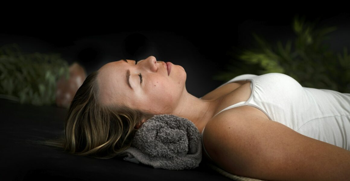 woman and energy healing